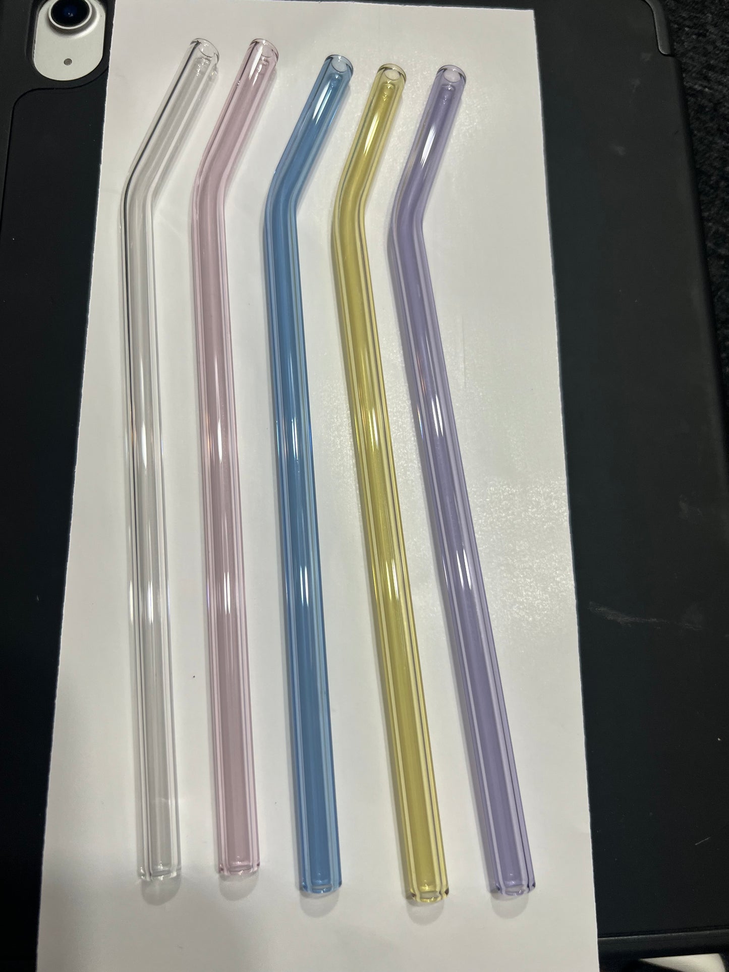 Glass straws