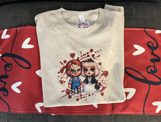 Baby chucky and bride valentines