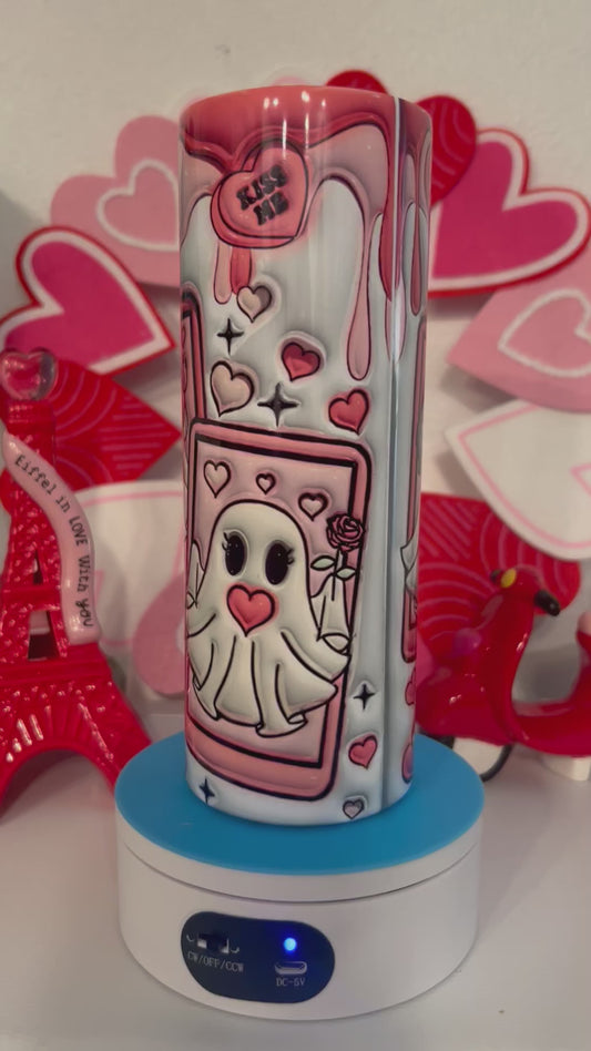 Ghost Cards valentines Tumbler